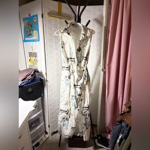 MILKWITE Adorable Printed Maxi cover up